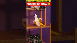 Amazing Light Made From Banana🍌😱ytshorts shortfeed youtubeshorts [upl. by Evilc]