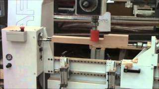 BACCI SHARPL with NC LATHE  TABLE LEG MACHINING [upl. by Ahsiuqet]