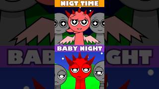 Incredibox Sprunki BABIES 🍼👶 VS Sprunki NIGHT TIME 🪙✨ All Characters [upl. by Netsuj]