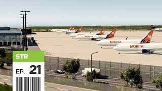 Cities Skylines FBS International Airport — Part 21 — Cargo Terminal [upl. by Padget]