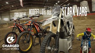 STARK VARG vs SURRONS on an Arenacross Track Winter Series Round 2 [upl. by Aicilanna]