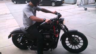 Harley Davidson Sportster 883 Iron HD with Vance and Hines exhausts [upl. by Nobile]