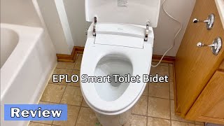 EPLO Smart Toilet Bidet  Installation amp Review [upl. by Aynod431]