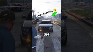 if You Use Molotovs or a Flamethrower on Cops Cars with quotNo Wantedquot Cheat in GTA Games gta gta5 [upl. by Alikam]