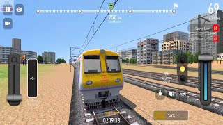 Mumbai Local Train Driving in Indian Local Train Simulator Android Gameplay  Train Wala Game [upl. by Eardnaed]