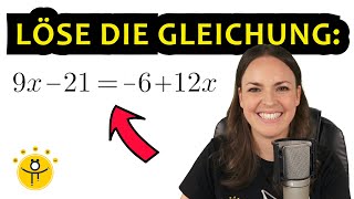 Lineare GLEICHUNGEN lösen einfach erklärt – Gleichung nach x auflösen [upl. by Adnoel]