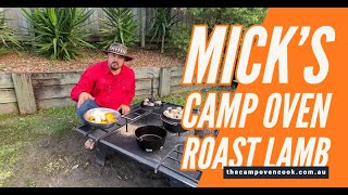 Micks Camp Oven Roast Lamb and Vegetables  The Perfect Roast Dinner [upl. by Ayhay511]