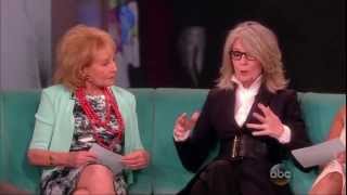 The View  Diane Keaton in black boots  29Apr2014 [upl. by Tamma]