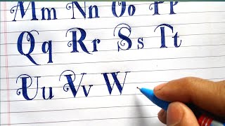 How to write Creative Lettering Styles Alphabets  Calligraphy  RUA sign writing [upl. by Eive]