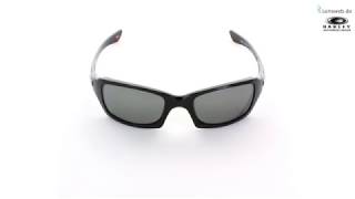 Oakley Fives Squared  Polished Black  Black Iridium Polarized [upl. by Rogozen659]