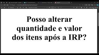 Posso alterar a quantidade e o valor estimado no pregão após a IRP  Comprasnet [upl. by Elleivap]