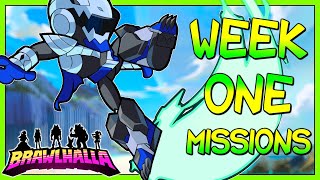 WEEK ONE MISSIONS • Battle Pass Season 8 • Brawlhalla 1v1 Gameplay [upl. by Alaikim]