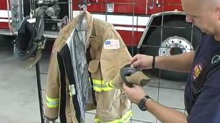 Routine Firefighter Turnout Inspection Part 1 [upl. by Ruhtracam]