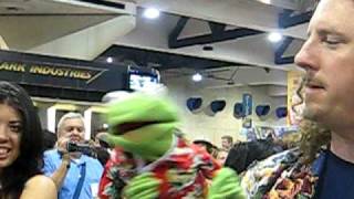 Kermit the Frog at ComicCon 2009 [upl. by Tala]