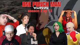 Saitama KILL Centichoro  ONE PUNCH MAN S2 EP 12 REACTION COMPILATION [upl. by Thackeray]