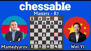 Mamedyarov Plays His Secret quotDEVIN GAMBITquot Against Wei Yi II CHESSABLE MASTERS Prelims R7 [upl. by Aitel]