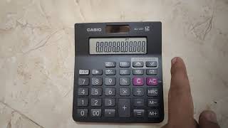 How to Set Indian Format in Basic CASIO CalculatorHow to Set Comma in Basic CASIO Calculator [upl. by Lindley]