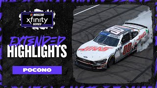 NASCAR Official Extended Highlights  NASCAR Xfinity Series from Pocono [upl. by Remsen]