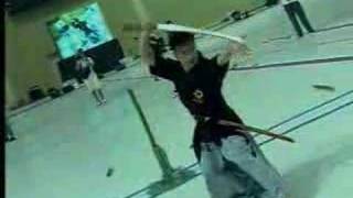 Haidong Gumdo Cutting Demonstration [upl. by Natlus]