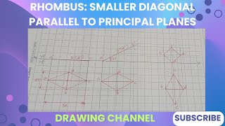 Rhombus small diagonal parallel to principal planes [upl. by Ahsetal]