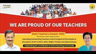 State Teachers Award  2023 [upl. by Nwahsauq]