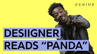 quotPandaquot Desiigner Reads All The Lyrics [upl. by Silyhp711]