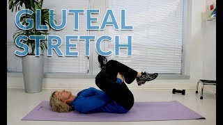 How to do a gluteal stretch to reduce back pain [upl. by Zobe]