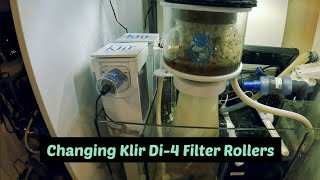 Replacing Filter Fleece Rollers on Klir Di4 Fleece Filter Roller [upl. by Ardine]