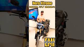 New Hero Xtreme 160R 4V 2024 Edition ✨ Emi Starts 2999 ✨ DP 30K xtreme160r4v ytshorts ytviral [upl. by Anton]