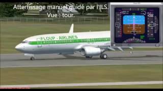 atterissage avion en ILS [upl. by Funk]