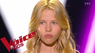 Barbara Pravi  Voilà  Lucie  The Voice Kids France 2023  Super Finale [upl. by Otreblide]