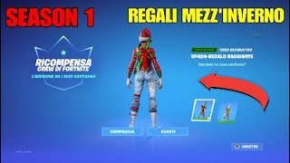 COME APRIRE I REGALI DI MEZZINVERNO 2023 SU FORTNITE [upl. by Bertila]