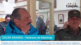 EMOCIÓN Veterano de Malvinas volvió a El Calafate desde donde partió hace 42 años [upl. by Akinam]