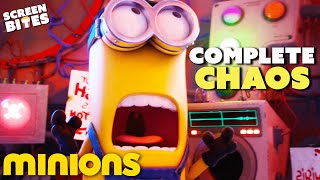 Minions Causing CHAOS  Minions 2015  Screen Bites [upl. by Morgun]