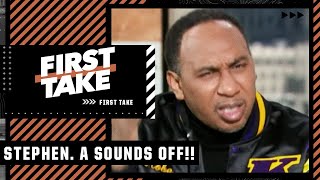 Stephen A SOUNDS OFF on Antonio Brown 🗣  First Take [upl. by Ebsen928]