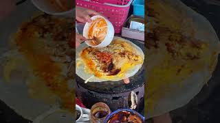 The Perfect Minced Meat Pancake Recipe Mouthwatering Street Food food [upl. by Assiren953]