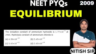 The ionization constant of ammonium hydroxide is 177×105 at 298K Hydrolysis constant of [upl. by Ekenna]