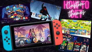 How Get Custom Themes on Nintendo Switch  2024 Tutorial [upl. by Packer]