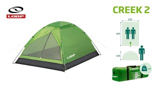 LOAP CREEK 2  stan pro 2 osoby  tent for 2 persons  wwwloapcz [upl. by Ahsitnauq]