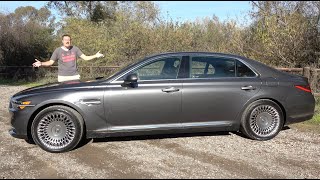 The 2020 Genesis G90 Ultimate Is a Bargain Luxury Sedan [upl. by Annaid]