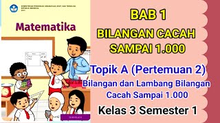 Menulis Bilangan Cacah Sampai 1000  Kelas 3 SD Semester 1  Kurikulum Merdeka [upl. by Nnasor]