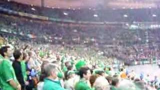 Republic of Ireland football fans sing the French anthem [upl. by Aleel764]