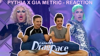 Pythia X Gia Metric Call Me Mother  BRAZIL REACTION  Canadas Drag Race [upl. by Armando576]