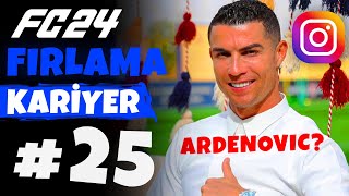 FC 24 ARDEN OYUNCU KARİYERİ 25  RONALDO BENİ TAKİP EDİYOR [upl. by Ellak35]