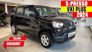 Maruti SPresso Vxi Plus Top Model🔥2024 सिर्फ़ 550 लाख😎 [upl. by Ednihek]