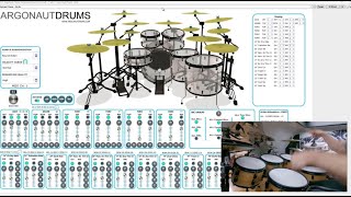 Argonaut Drums Virtual Instrument and TCI Files [upl. by Virgel]