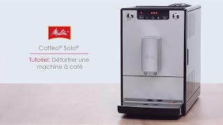 Melitta® Caffeo® Solo®  Tutoriel Détartrer une machine à café [upl. by Ailis]