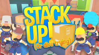 Stack Up  Stack Boxes to SURVIVE 4Player Gameplay [upl. by Silloc]