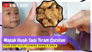 Masak Kuah Saos Tiram Cocolan Ikan Dori Fillet Goreng Bumbu Korea ala RaraSuni [upl. by Karlin]