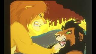 Simba vs Scar Edited Score [upl. by Sisile]